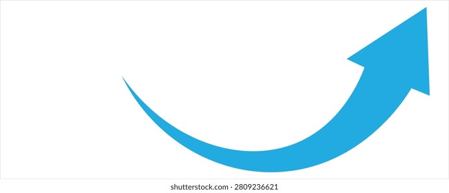 Large  verity color arrows pointing to the  multiple directions curved illustration arrow vector. Curving downward and slight upward on a transparent background, Viewed from directly above.