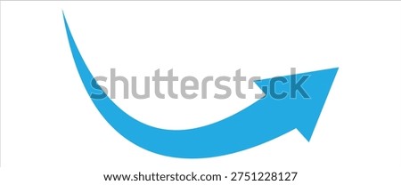 Large  verity color arrows pointing to the  multiple directions curved illustration arrow vector. Curving downward and slight upward on a transparent background, Viewed from directly above.