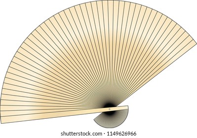 
large wooden fan