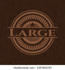 Large wooden signboards. Vector Illustration.
