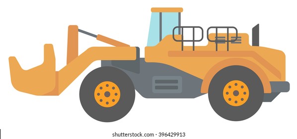 Large yellow dredge