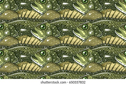 largemouth bass pattern