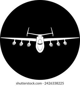 Largest transport airplane vector design