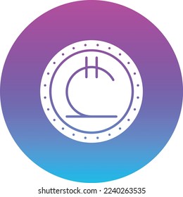 Icono vectorial del lari. Se puede usar para imprimir, móviles y aplicaciones web.