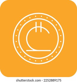 Lari vector icon. Can be used for printing, mobile and web applications.