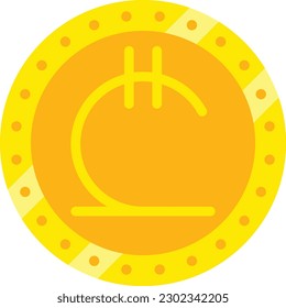 Lari vector icon. Can be used for printing, mobile and web applications.