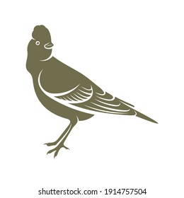 Lark bird logo design vector. Icon Symbol. Template Illustration. Creative design