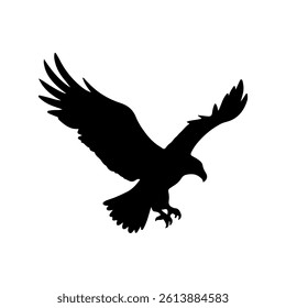 Lark silhouette icon vector flat design on white background.