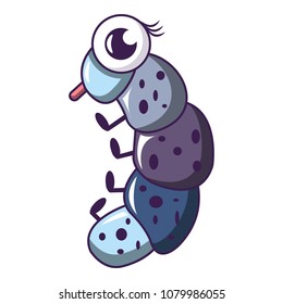 Larva icon. Cartoon illustration of larva vector icon for web