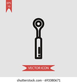 Laryngeal vector icon, illustration symbol