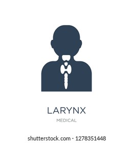 Larynx Icon Vector On White Background, Larynx Trendy Filled Icons From Medical Collection, Larynx Vector Illustration