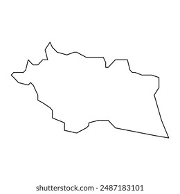 Las Marias map, administrative division of Puerto Rico. Vector illustration.