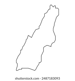 Las Piedras map, administrative division of Puerto Rico. Vector illustration.