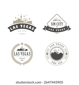 Las Vegas city logo variations