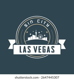 Design do selo da cidade de Las Vegas