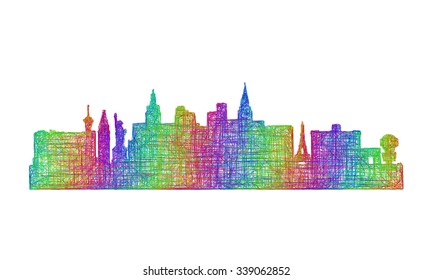 103 Las Vegas City Scape Images, Stock Photos & Vectors | Shutterstock