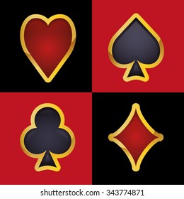 Las Vegas concept with casino icons design, vector illustration 10 eps graphic.