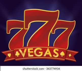 Las Vegas concept with casino icons design, vector illustration 10 eps graphic.