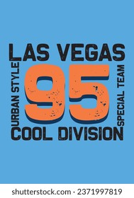 las vegas cool division,t-shirt vector fashion design