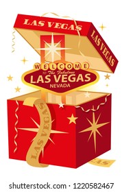 Las Vegas gift box