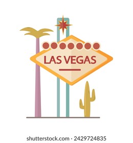 Las Vegas icon clipart avatar logotype isolated vector illustration