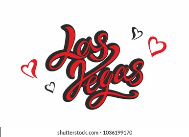  las Vegas. Lettering.Travel. The design concept for the tourism industry. Vector illustration.