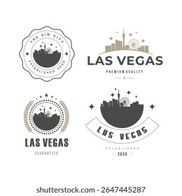 Las Vegas Logo Set Design