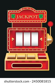 Las Vegas Nevada Spielautomat Vektorillustration