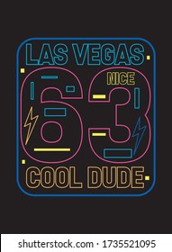 las vegas nice cool dude,t-shirt design fashion vector