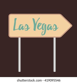 Las Vegas road sign