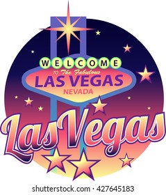 Las Vegas Sign Stock Vector (Royalty Free) 427645183 | Shutterstock