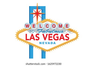 Las Vegas Sign vector illustration