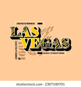 Las vegas einfache Vintage-Vektorgrafik