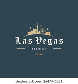 Las Vegas Skyline Logo Design