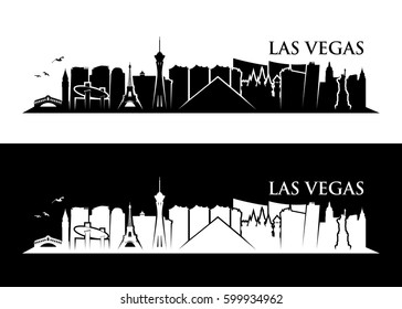 Las Vegas skyline - Nevada - vector illustration