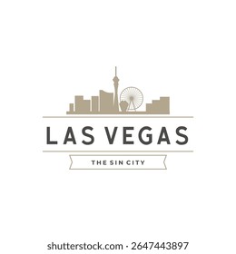 Las Vegas skyline silhouette graphic (1)