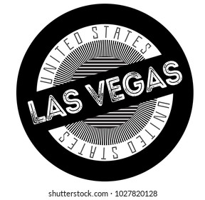 Las Vegas typographic stamp. Typographic sign, badge or logo.