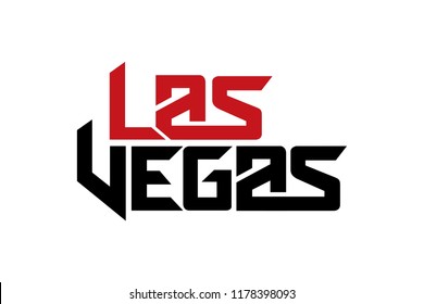 Las Vegas typography design vector, for t-shirt, poster and other uses