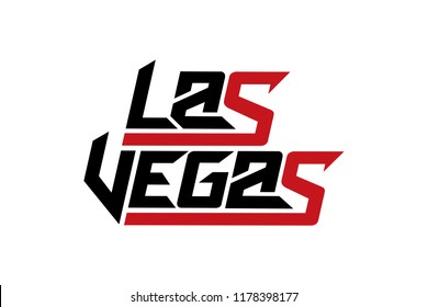Las Vegas typography design vector, for t-shirt, poster and other uses