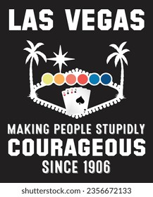 Las Vegas  typography, tee shirt graphics, vectors