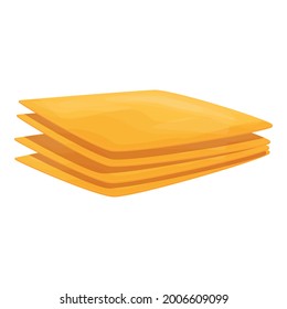 Lasagna slices icon cartoon vector. Lasagne pasta. Italian meat dish