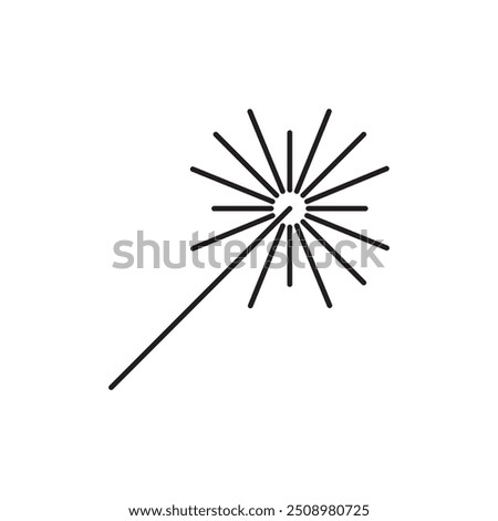 Laser Beam icon design, isolated on white background, vector illustration