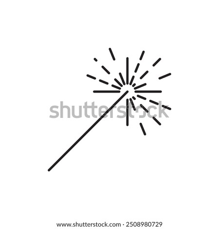 Laser Beam icon design, isolated on white background, vector illustration