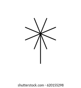 Laser beam icon, vector illustration.