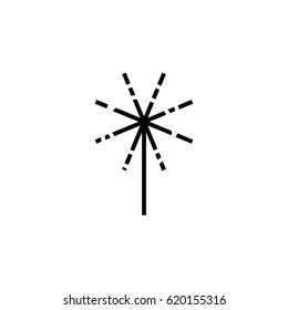 Laser beam icon, vector illustration.