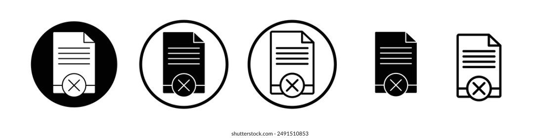 Icono de línea de rayo láser colección