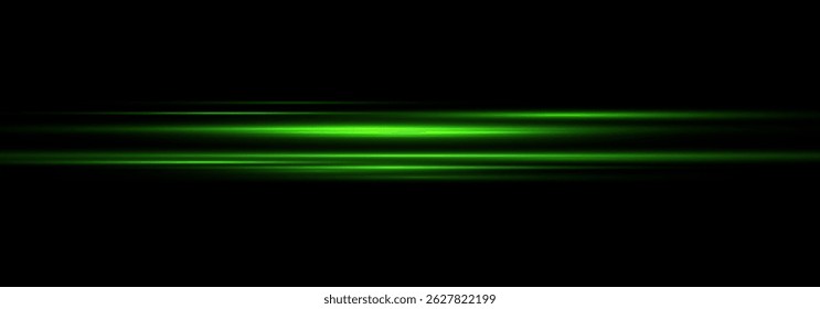 	
Laser Beams and green Horizontal Light Glare Set. Bright Flash Effects with Speed Lines, Light Bursts, and Glowing Streaks on Transparent Background for Digital or Futuristic Illustration
