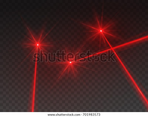 Laser Beams Isolated On Transparent Background Stock Vector (Royalty ...