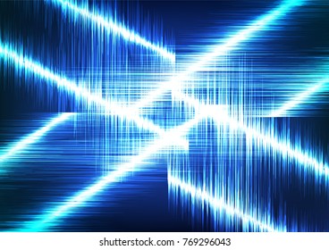 Laser Blue abstract Background with Digital wave and shiny concept,design for Wallpaper and other,Vector,Illustration.