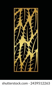 Laser cnc router plasma cut panel